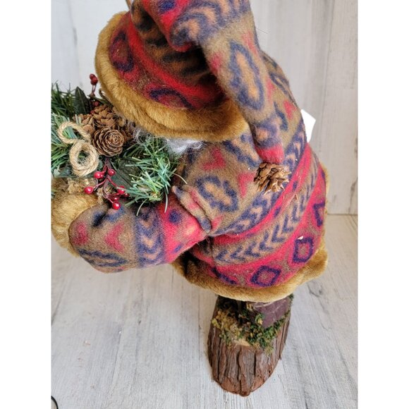 Santa ladder vintage Woodland elf unique home decor xmas - Picture 7 of 10